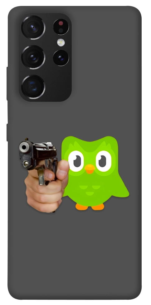 Чохол Duolingo meme для Galaxy S21 Ultra