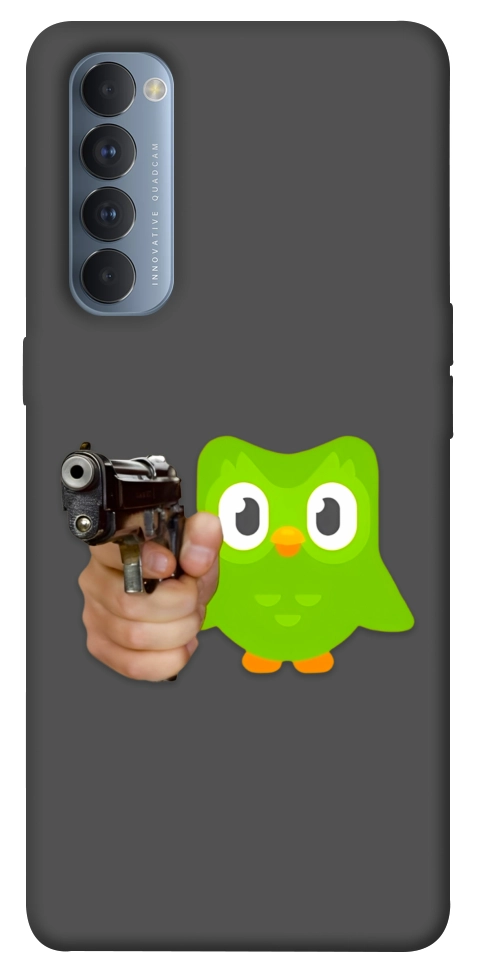 Чехол Duolingo meme для Oppo Reno 4 Pro
