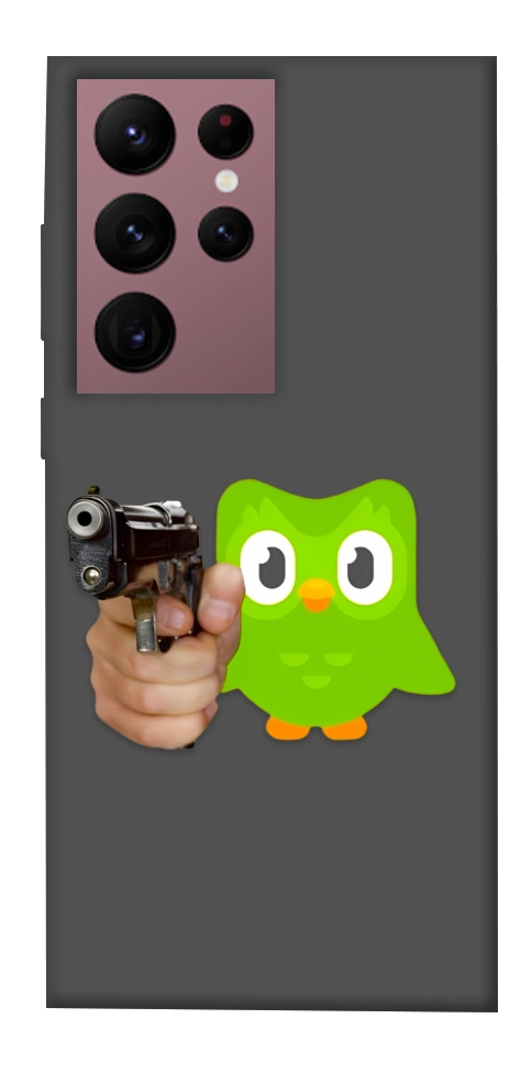 Чохол Duolingo meme для Galaxy S22 Ultra