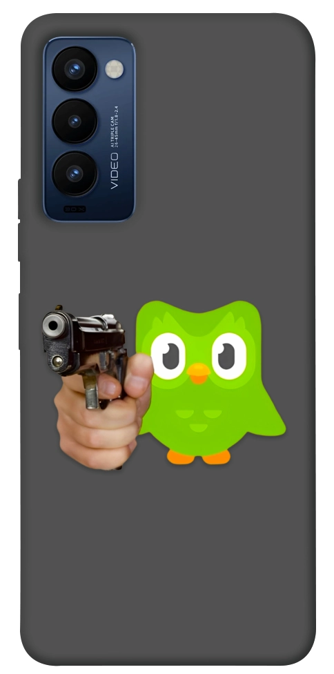 Чохол Duolingo meme для TECNO Camon 18
