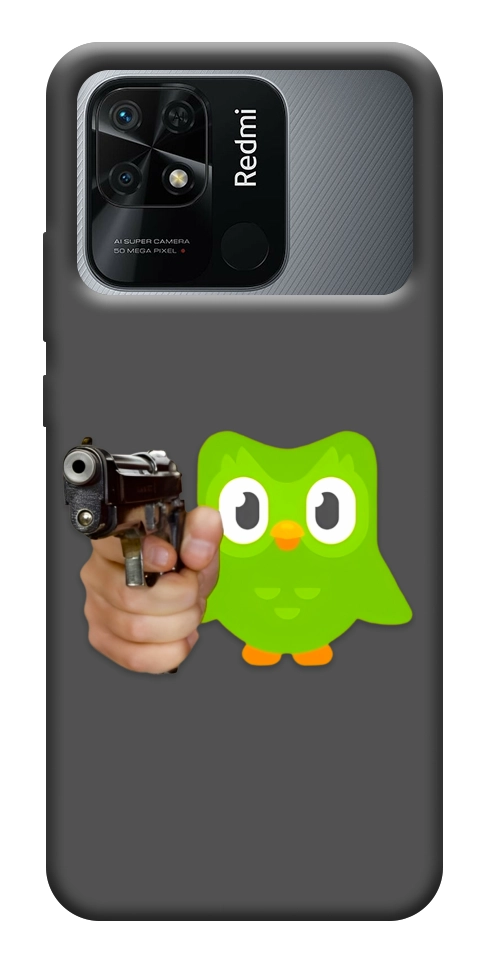 Чохол Duolingo meme для Xiaomi Redmi 10C