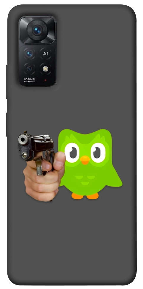 Чохол Duolingo meme для Xiaomi Redmi Note 11 Pro 5G