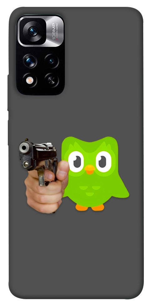 Чехол Duolingo meme для Xiaomi Redmi Note 11 5G