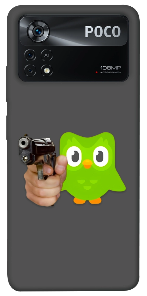 Чохол Duolingo meme для Xiaomi Poco X4 Pro