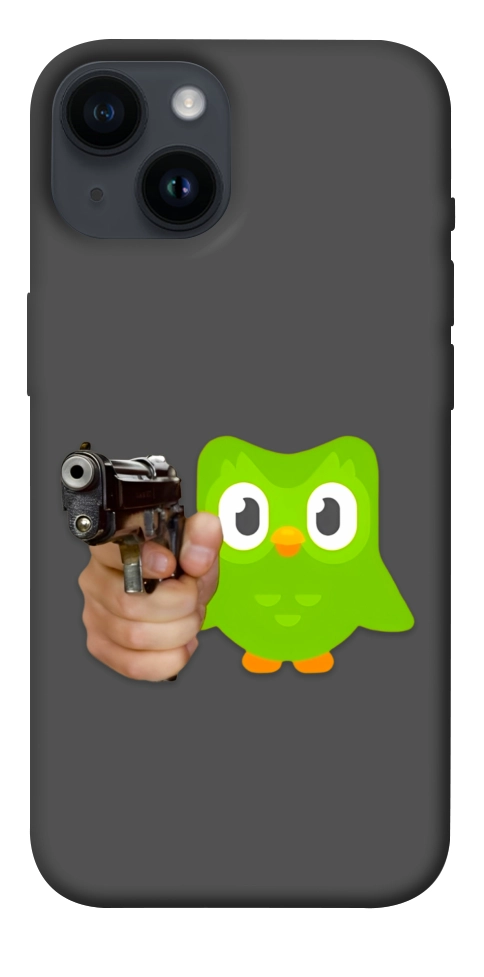 Чехол Duolingo meme для iPhone 14