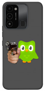 Чехол Duolingo meme для TECNO Spark 8C