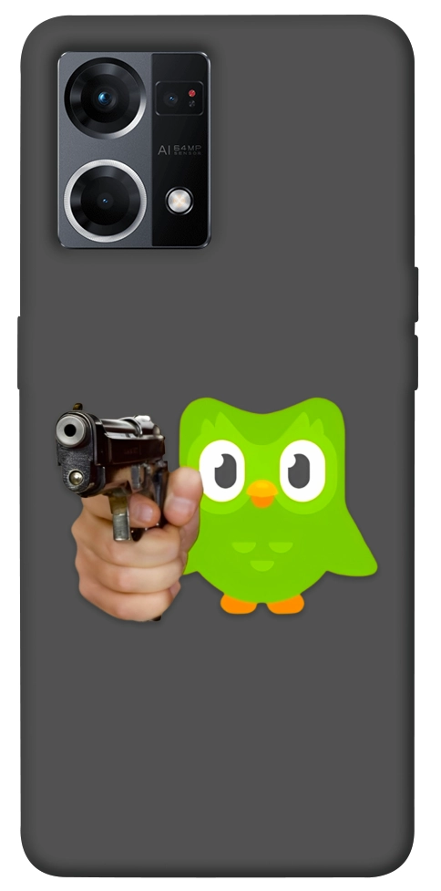Чохол Duolingo meme для Oppo Reno 7 4G