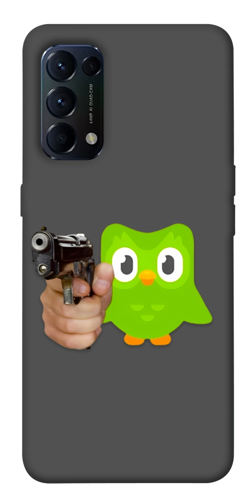 Чехол Duolingo meme для Oppo Reno 5 4G