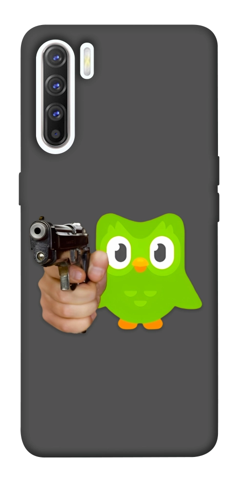 Чохол Duolingo meme для Oppo Reno 3