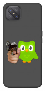 Чехол Duolingo meme для Oppo A92s