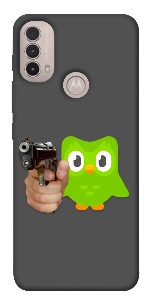 Чохол Duolingo meme для Motorola Moto E40