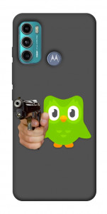 Чехол Duolingo meme для Motorola Moto G60