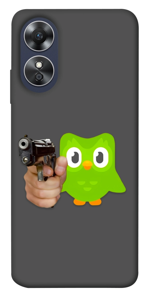 Чохол Duolingo meme для Oppo A17