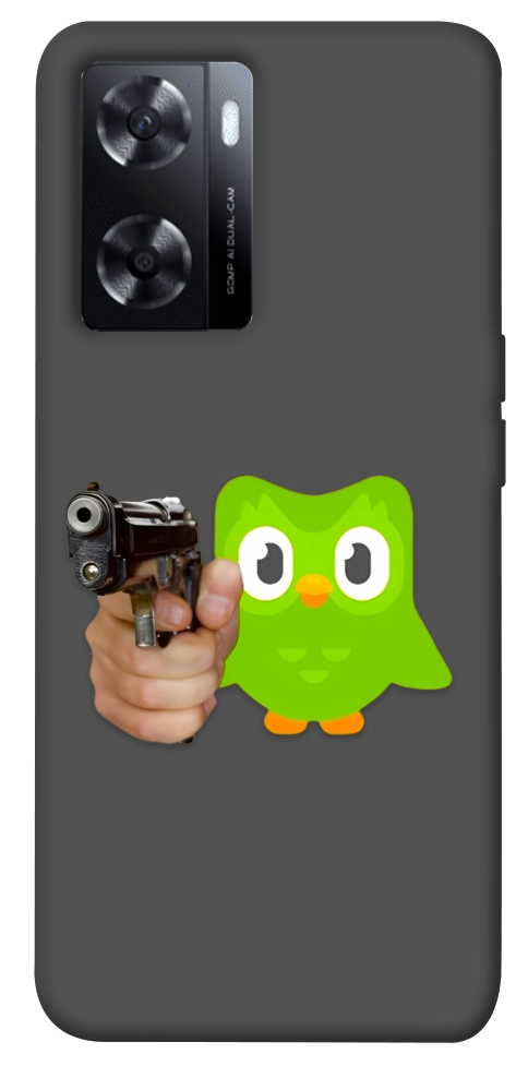 Чехол Duolingo meme для Oppo A77s