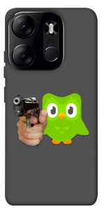 Чехол Duolingo meme для Tecno Spark Go 2023