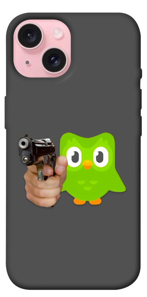 Чехол Duolingo meme для iPhone 15