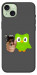 Чехол Duolingo meme для iPhone 15 Plus