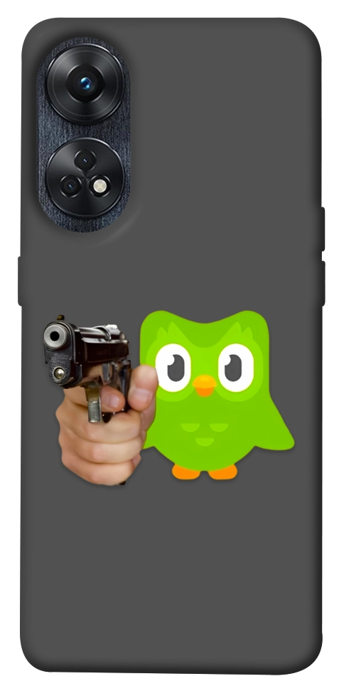 Чехол Duolingo meme для Oppo Reno 8 T 4G
