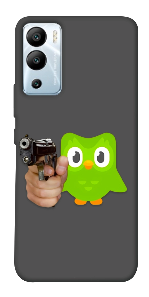 Чохол Duolingo meme для Infinix Hot 12i