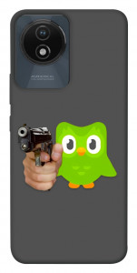 Чехол Duolingo meme для Vivo Y02