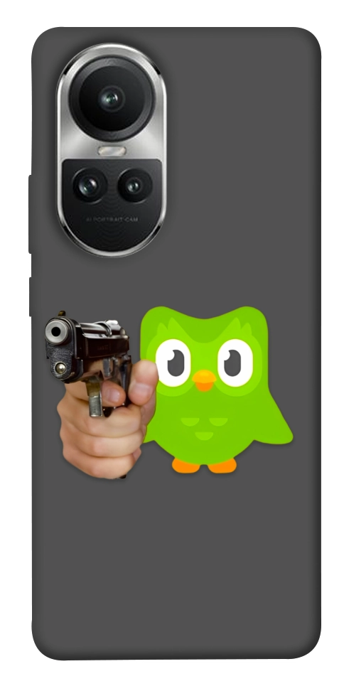 Чехол Duolingo meme для Oppo Reno 10
