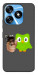 Чехол Duolingo meme для TECNO Spark 10