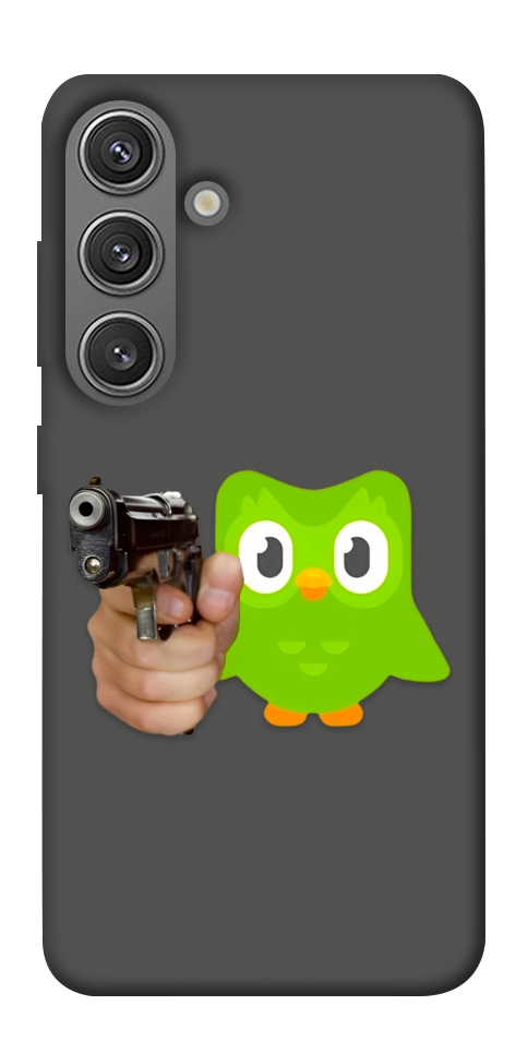 Чохол Duolingo meme для Galaxy S24+