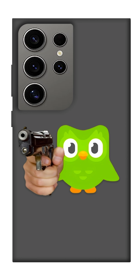 Чохол Duolingo meme для Galaxy S24 Ultra