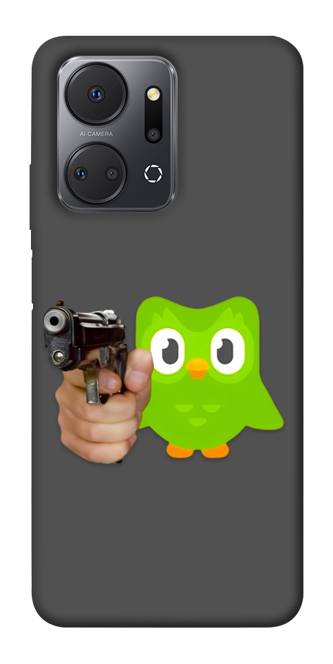 Чохол Duolingo meme для Huawei Honor X7a