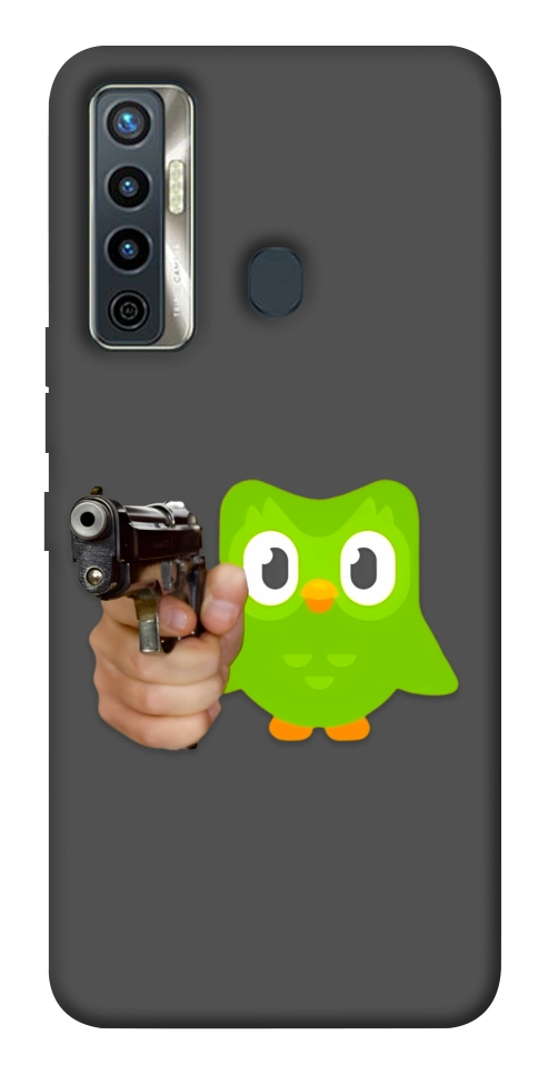 Чехол Duolingo meme для TECNO Camon 17