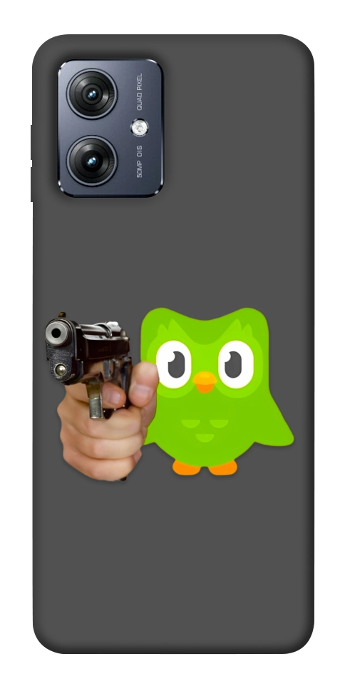 Чохол Duolingo meme для Motorola Moto G54
