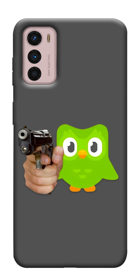 Чохол Duolingo meme для Motorola Moto G42