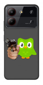 Чохол Duolingo meme для ZTE Blade A54 4G