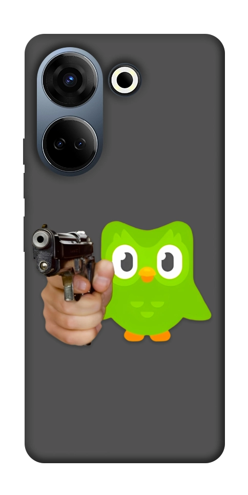 Чехол Duolingo meme для TECNO Camon 20 Pro (CK7n)