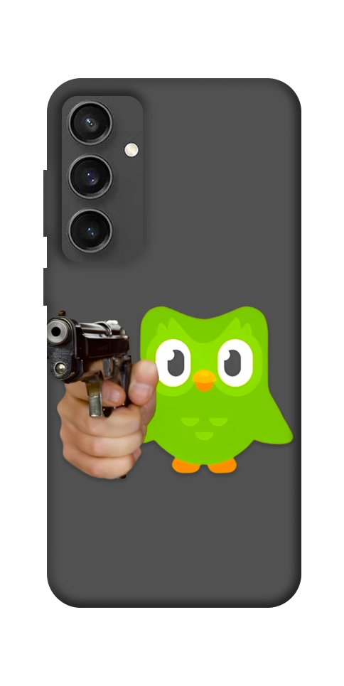 Чохол Duolingo meme для Galaxy S24 FE