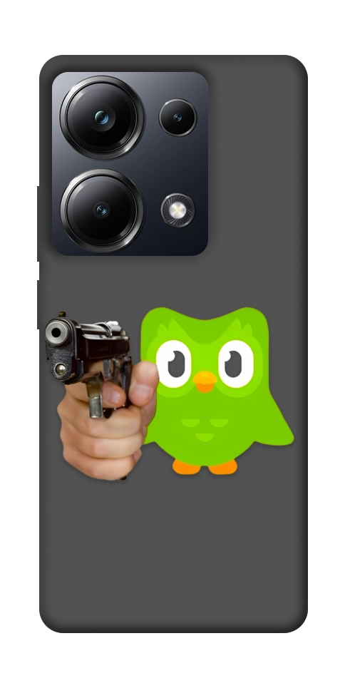 Чохол Duolingo meme для Xiaomi Poco M6 Pro 4G