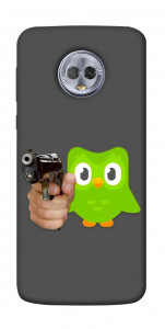 Чехол Duolingo meme для Motorola Moto G6 Plus