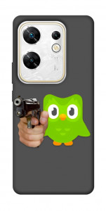 Чохол Duolingo meme для Infinix Zero 30 4G