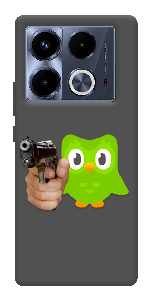 Чехол Duolingo meme для Infinix Note 40 4G