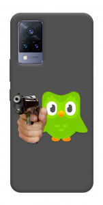 Чехол Duolingo meme для Vivo V21