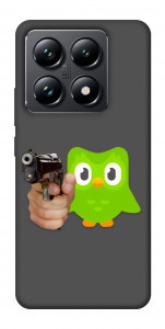 Чохол Duolingo meme для Xiaomi 14T Pro