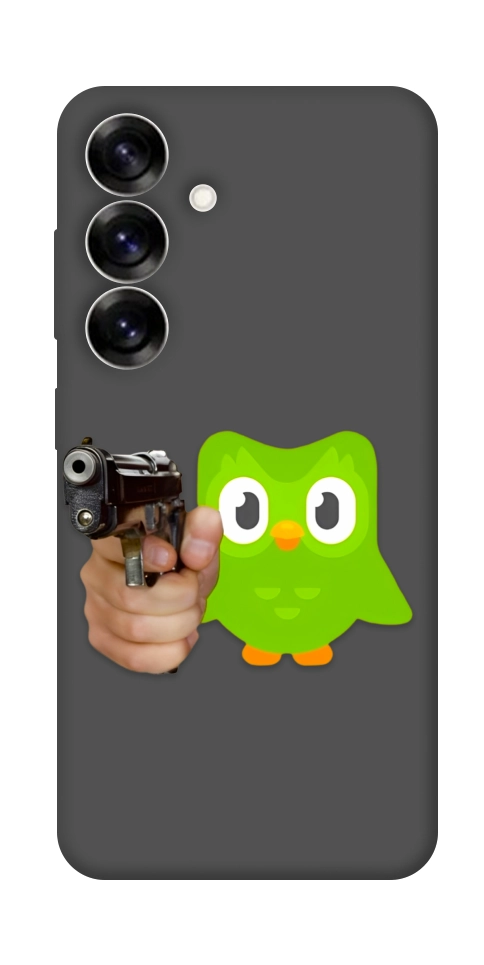 Чохол Duolingo meme для Galaxy S25
