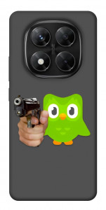 Чохол Duolingo meme для Xiaomi Redmi Note 14 Pro 5G