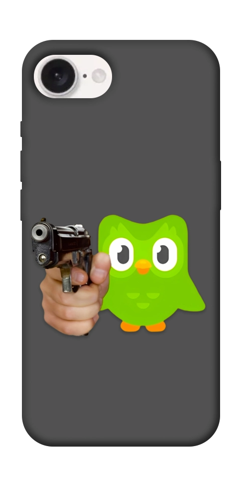 Чохол Duolingo meme для iPhone 16e