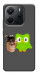Чехол Duolingo meme для Xiaomi Redmi Note 14 4G (Int. version)
