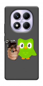 Чохол Duolingo meme для Xiaomi Redmi Note 14 Pro 4G