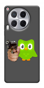 Чехол Duolingo meme для TECNO Camon 30 (CL6)