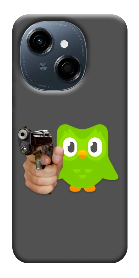 Чохол Duolingo meme для TECNO Spark Go 1 (KL4)