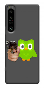 Чохол Duolingo meme для Sony Xperia 1 IV