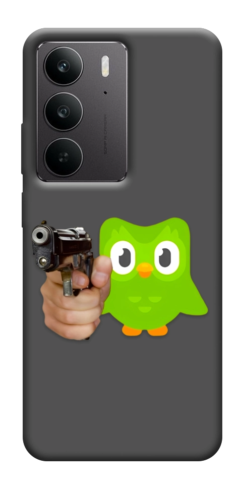 Чехол Duolingo meme для Realme C75